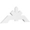 Ekena Millwork Vanguard Architectural Grade PVC Gable Bracket, 60"W x 22 1/2"H x 2"D x 6"F, 9/12 Pitch GBP060X23X0206VAN00 - alternate 1